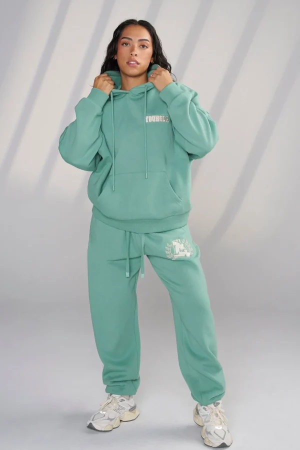 Youngla Outerwear<W524-Teddy Hoodie