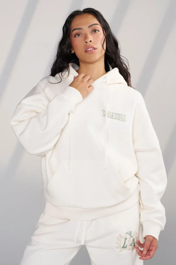 Youngla Outerwear<W524-Teddy Hoodie