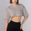 Youngla Tops<W436-Urban Crop Tee
