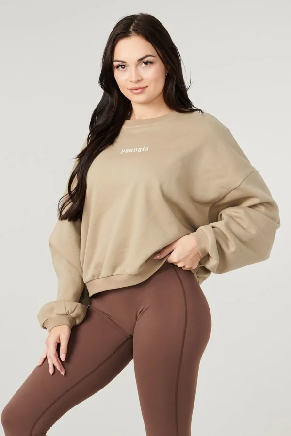 Youngla Outerwear<W513-Willow Crewneck